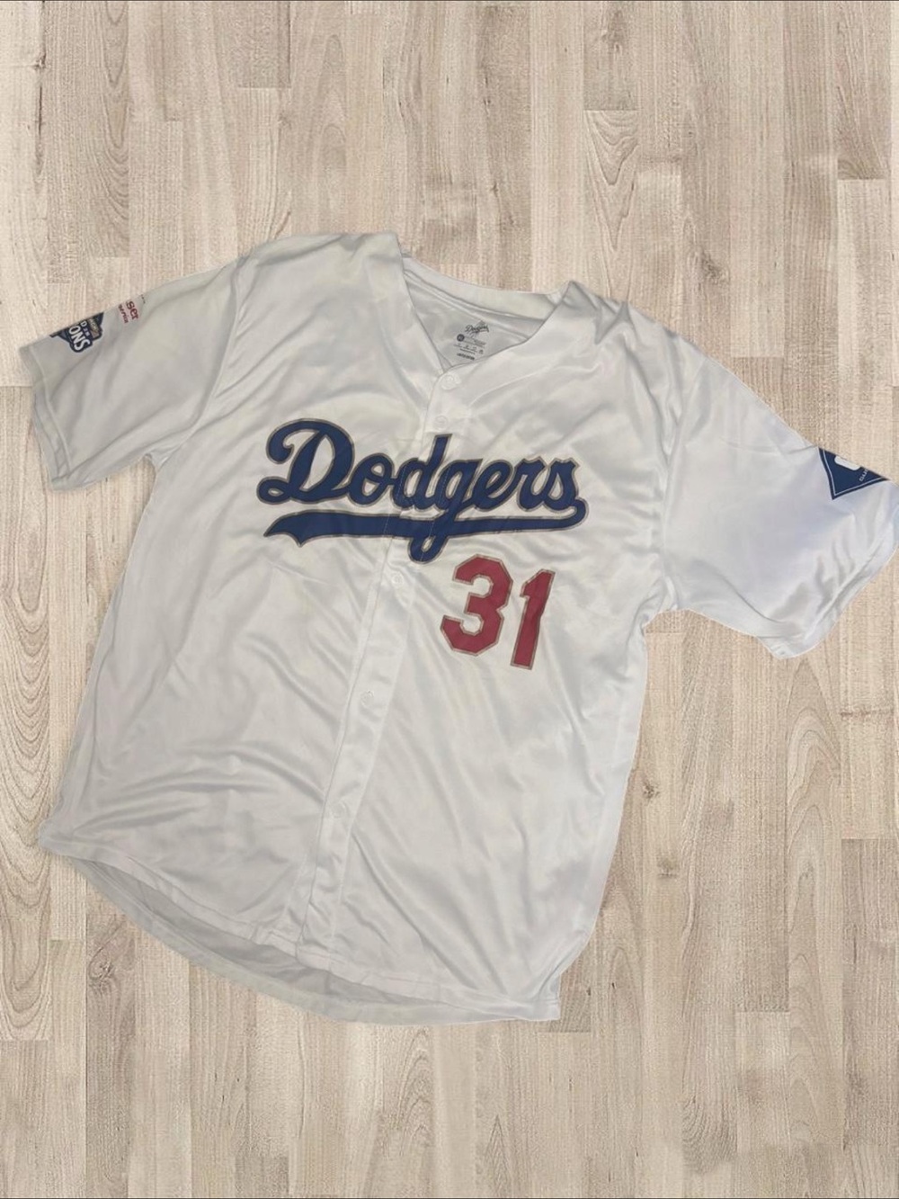 LA Dodgers Tyler Glasnow #31 Button-Up Jersey ⚾️💙